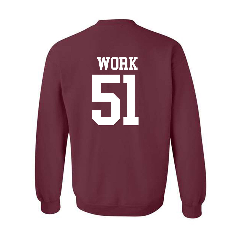 Mississippi State - NCAA Football : Luke Work - Crewneck Sweatshirt Classic Shersey