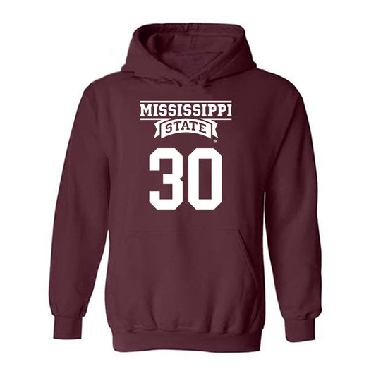 Mississippi State - NCAA Baseball : Bradley Loftin - Hooded Sweatshirt Classic Shersey