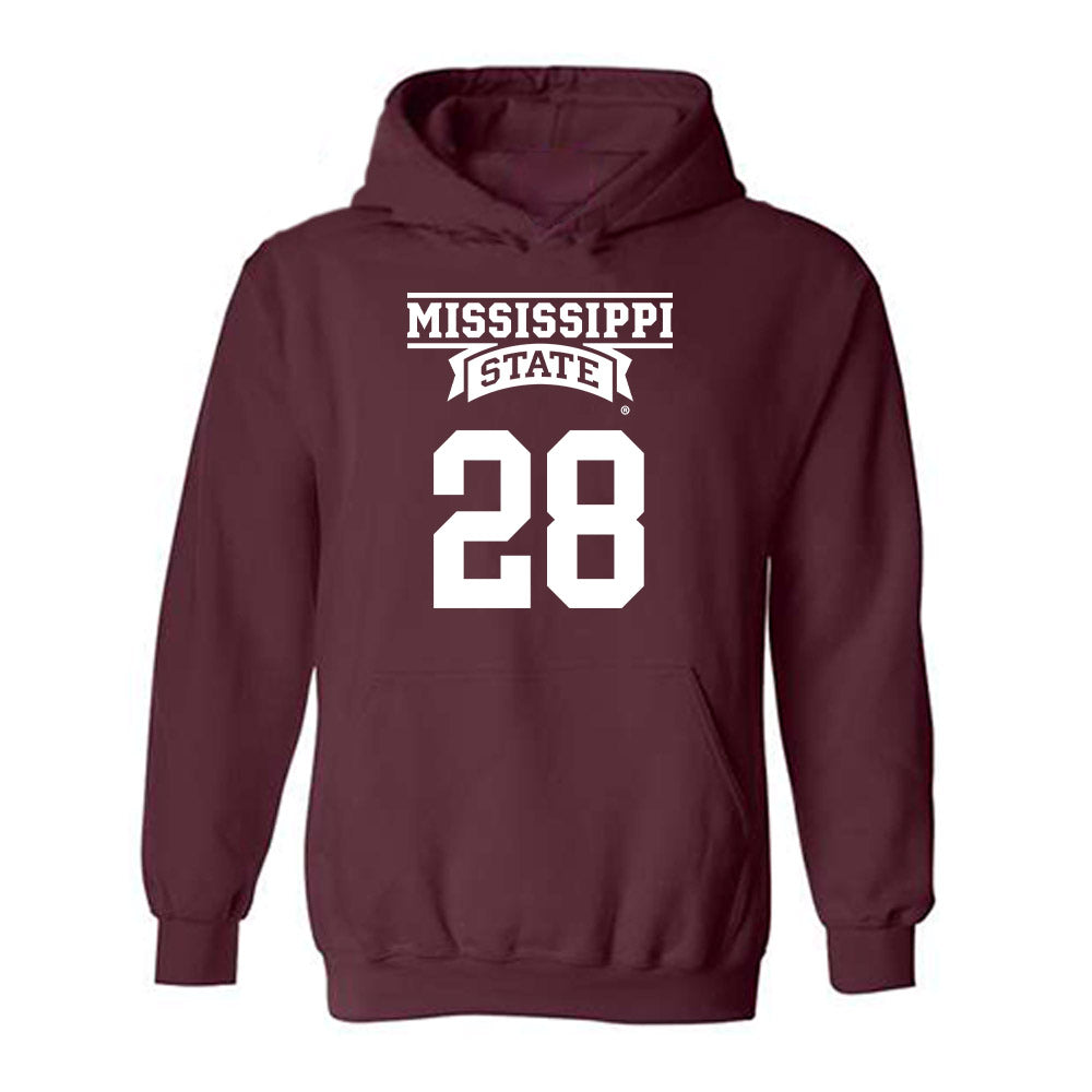 Mississippi State - NCAA Softball : Aspen Wesley - Hooded Sweatshirt Classic Shersey