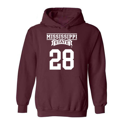 Mississippi State - NCAA Softball : Aspen Wesley - Hooded Sweatshirt Classic Shersey