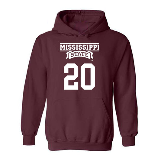 Mississippi State - NCAA Baseball : Luke Hancock - Hooded Sweatshirt Classic Shersey