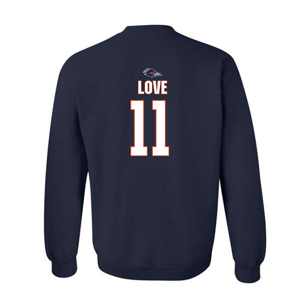 UTSA - NCAA Women's Basketball : Sidney Love - Crewneck Sweatshirt Classic Shersey