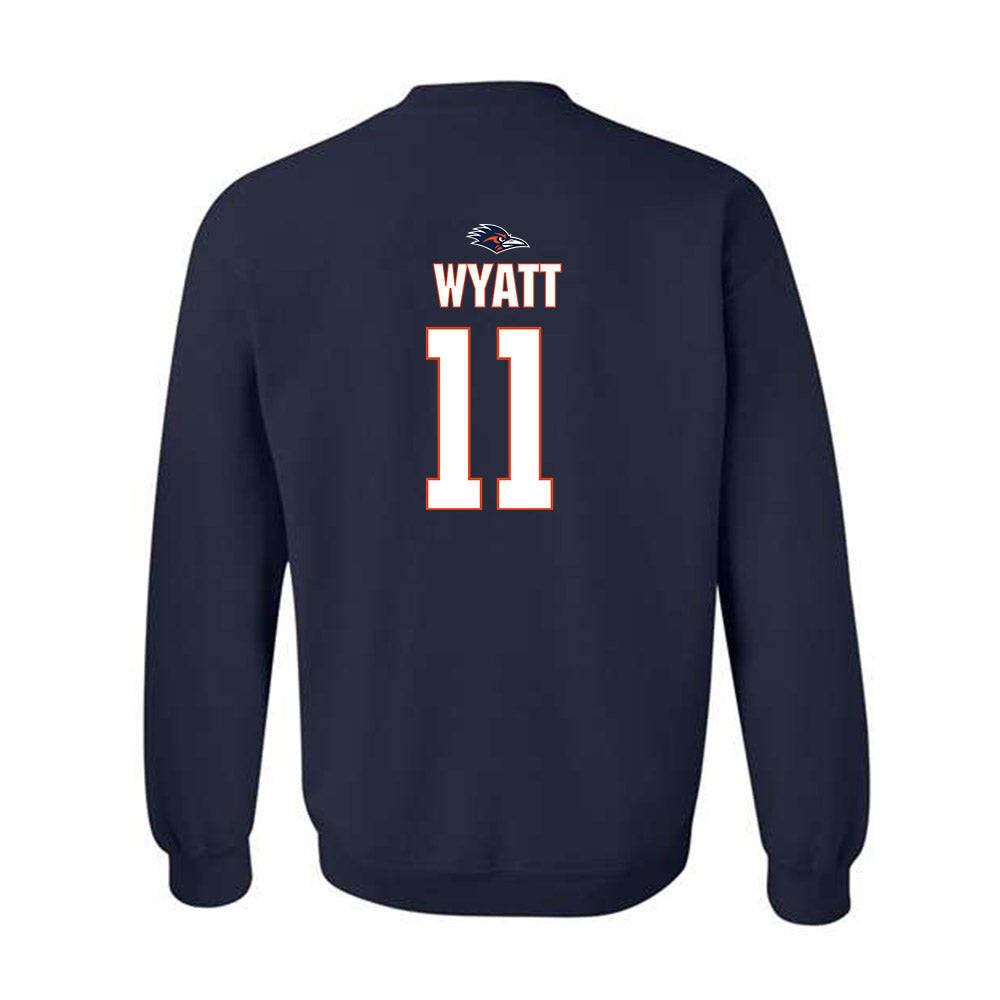 UTSA - NCAA Men's Basketball : Isaiah Wyatt - Crewneck Sweatshirt Classic Shersey