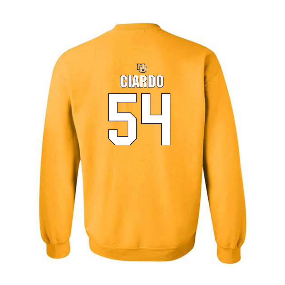 Marquette - NCAA Men's Basketball : Jake Ciardo - Crewneck Sweatshirt Classic Shersey