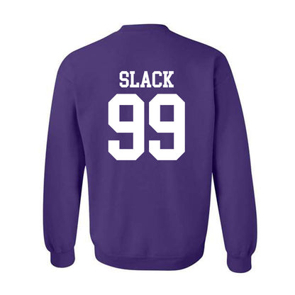 Kansas State - NCAA Baseball : JJ Slack - Crewneck Sweatshirt Classic Shersey