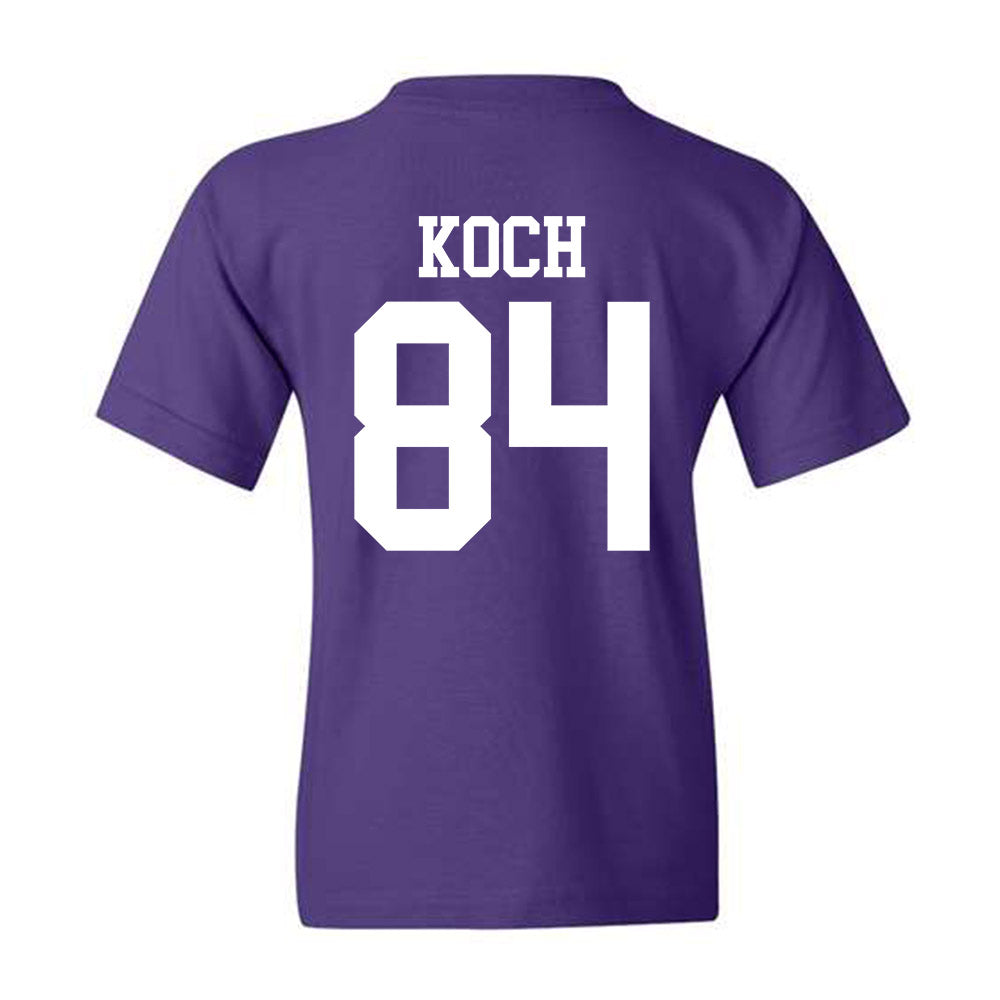 Kansas State - NCAA Football : Isaac Koch - Youth T-Shirt