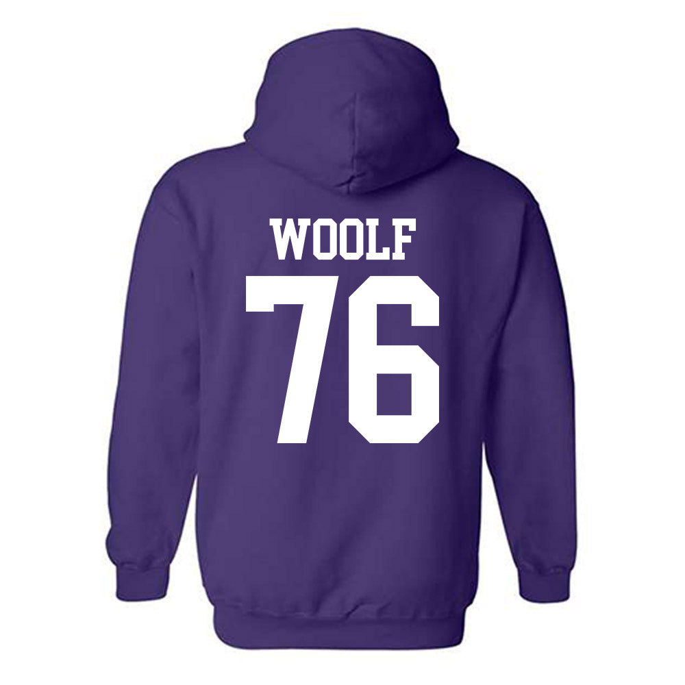 Kansas State - NCAA Football : Brock Woolf - Hooded Sweatshirt