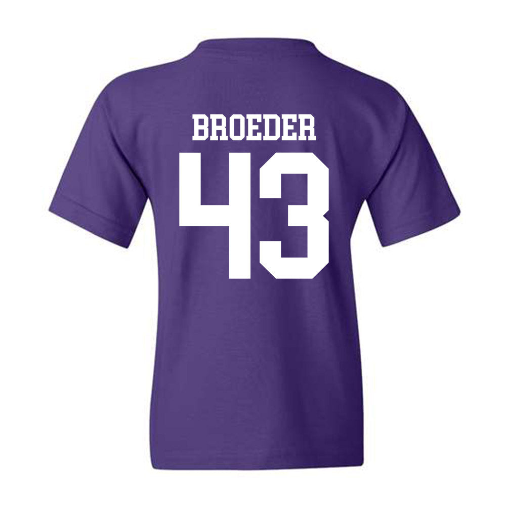 Kansas State - NCAA Baseball : Clayton Broeder - Youth T-Shirt Classic Shersey