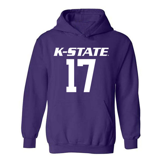 Kansas State - NCAA Women's Volleyball : Reagan Fox - Hooded Sweatshirt Classic Shersey