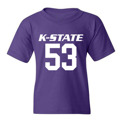 Kansas State - NCAA Football : Drake Bequeaith - Youth T-Shirt