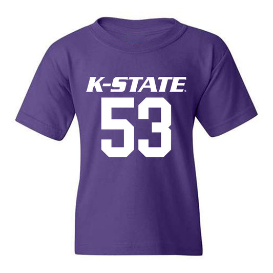 Kansas State - NCAA Football : Drake Bequeaith - Youth T-Shirt