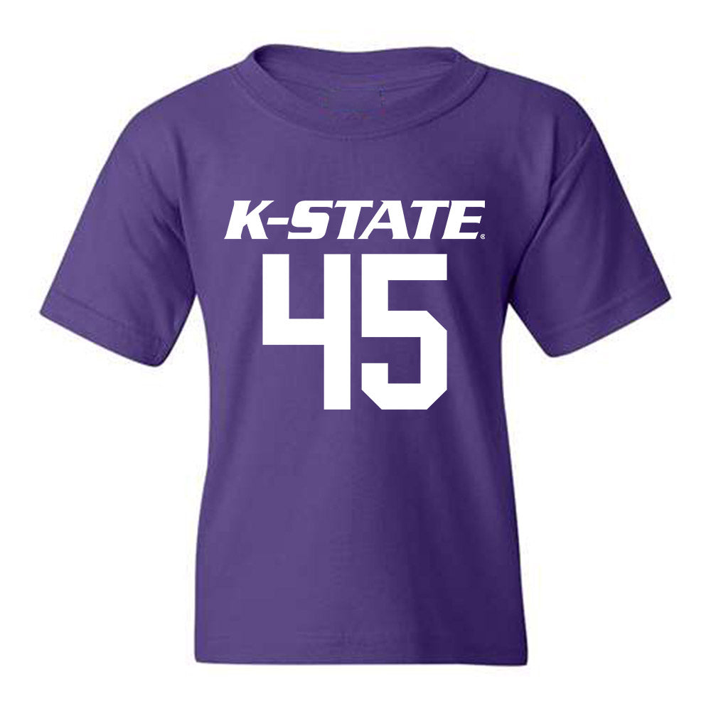 Kansas State - NCAA Football : Austin Romaine - Youth T-Shirt
