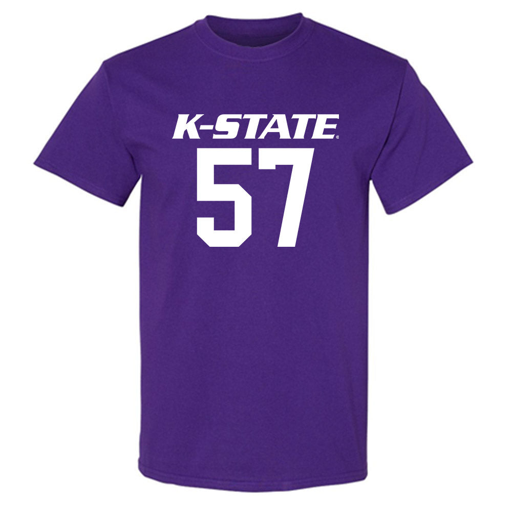 Kansas State - NCAA Football : Beau Palmer - Short Sleeve T-Shirt