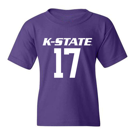 Kansas State - NCAA Football : Mikey Bergeron - Youth T-Shirt