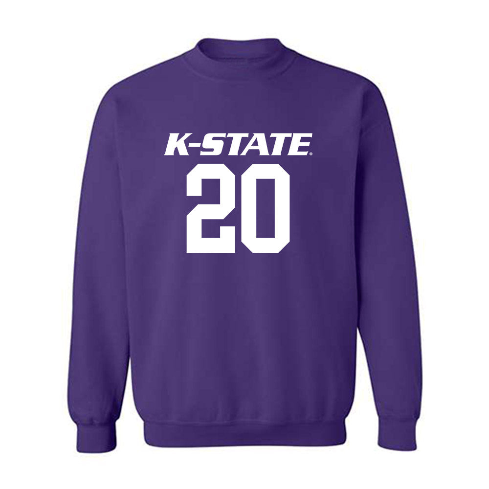 Kansas State - NCAA Baseball : Carson Queck - Crewneck Sweatshirt Classic Shersey