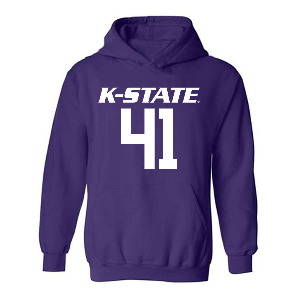 Kansas State - NCAA Baseball : Adam Arther - Hooded Sweatshirt Classic Shersey