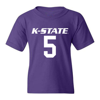 Kansas State - NCAA Women's Volleyball : Aniya Clinton - Youth T-Shirt Classic Shersey