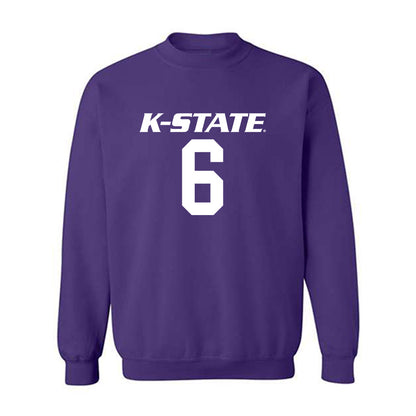 Kansas State - NCAA Baseball : Mason Buss - Crewneck Sweatshirt Classic Shersey