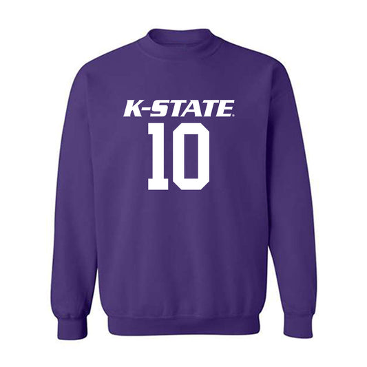 Kansas State - NCAA Baseball : Blake Dean - Crewneck Sweatshirt Classic Shersey