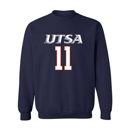 UTSA - NCAA Men's Basketball : Isaiah Wyatt - Crewneck Sweatshirt Classic Shersey