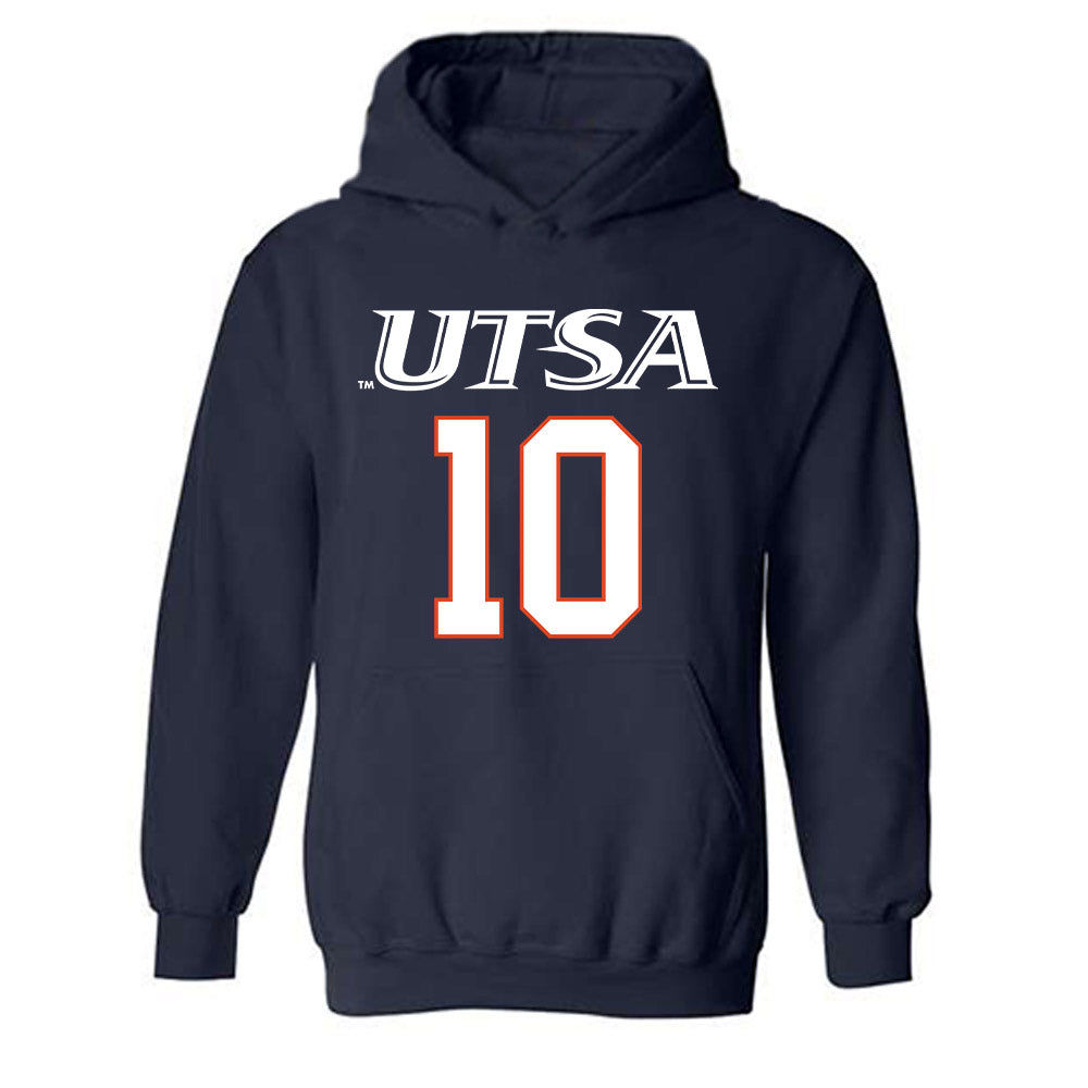 UTSA - NCAA Men's Basketball : Chandler Cuthrell - Hooded Sweatshirt Classic Shersey