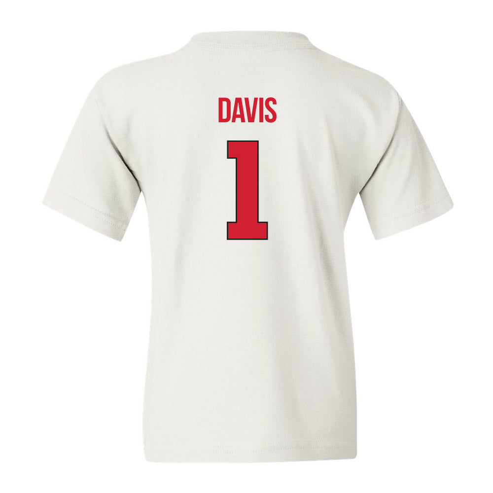 Rutgers - NCAA Men's Basketball : JaMichael Davis - Youth T-Shirt Classic Shersey