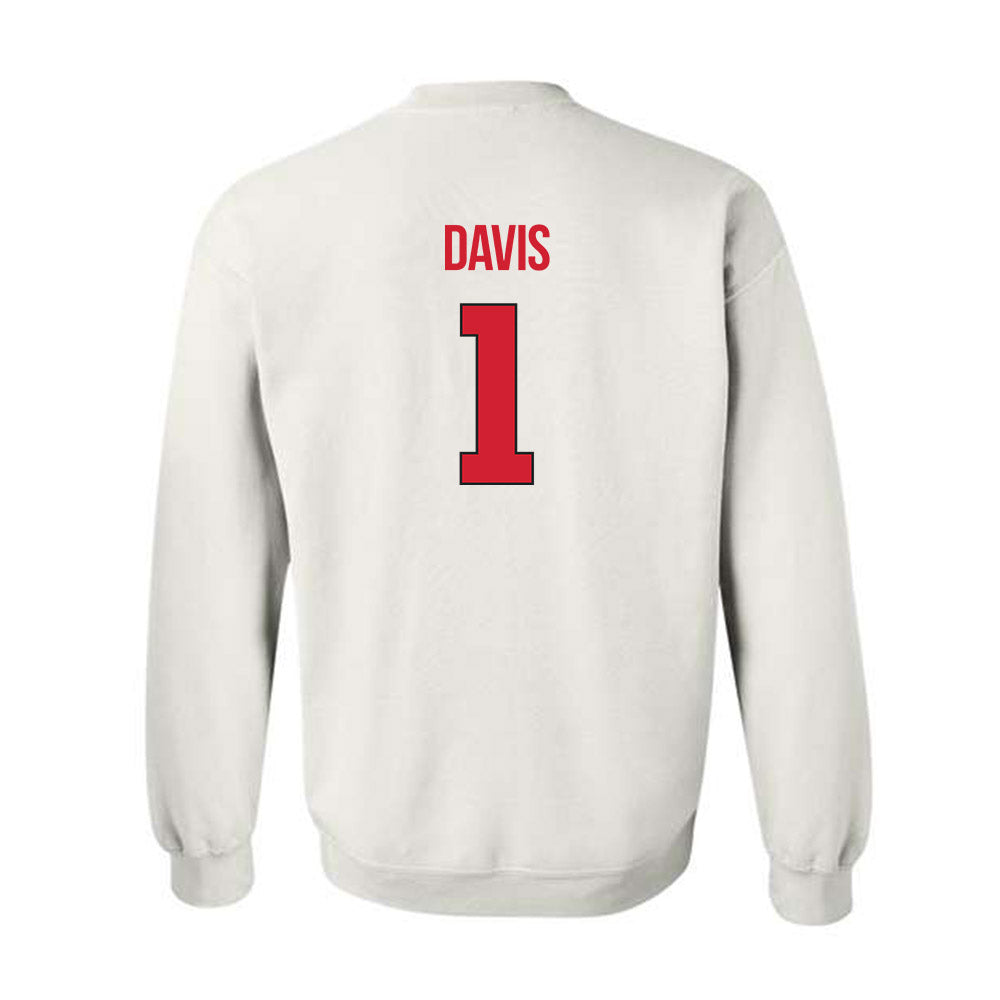 Rutgers - NCAA Men's Basketball : JaMichael Davis - Crewneck Sweatshirt Classic Shersey