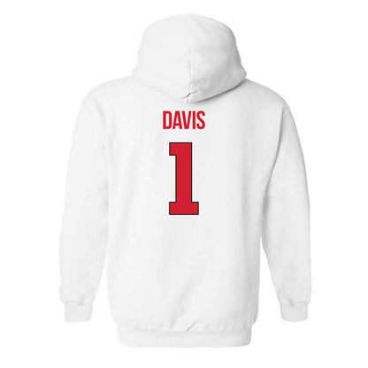 Rutgers - NCAA Men's Basketball : JaMichael Davis - Hooded Sweatshirt Classic Shersey