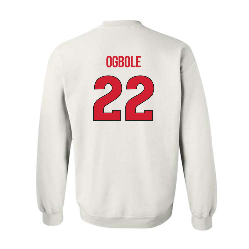 Rutgers - NCAA Men's Basketball : Emmanuel Ogbole - Crewneck Sweatshirt Classic Shersey