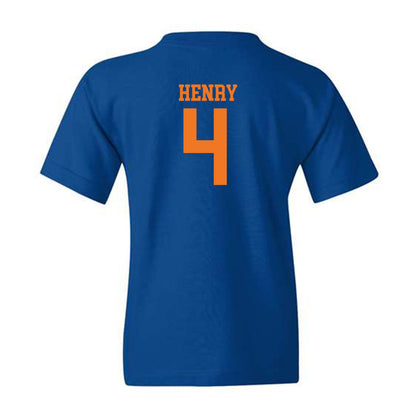 Texas Arlington - NCAA Baseball : Zach Henry - Youth T-Shirt Classic Shersey