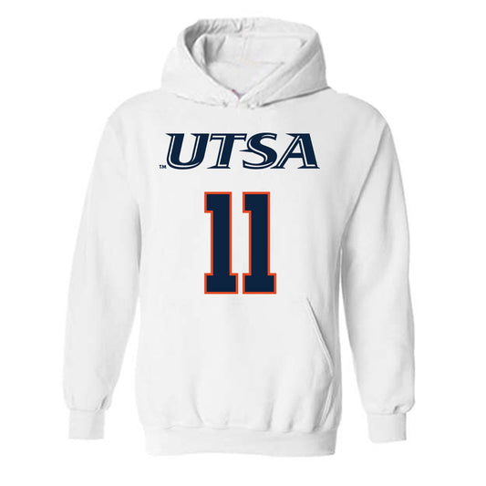 UTSA - NCAA Men's Basketball : Isaiah Wyatt - Hooded Sweatshirt Classic Shersey