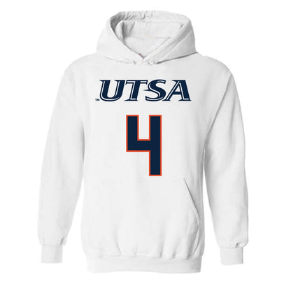 UTSA - NCAA Men's Basketball : Dre Fuller - Hooded Sweatshirt Classic Shersey