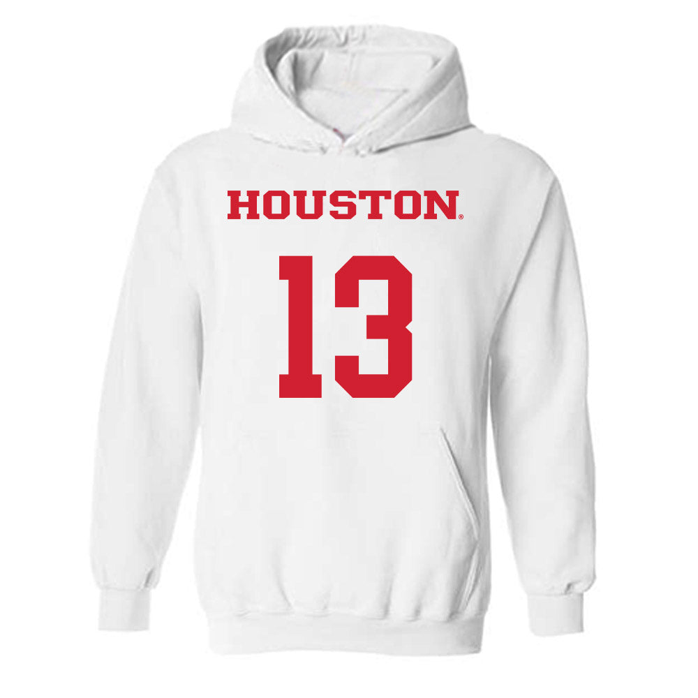 Houston - NCAA Men's Basketball : J'Wan Roberts - Hooded Sweatshirt Classic Shersey