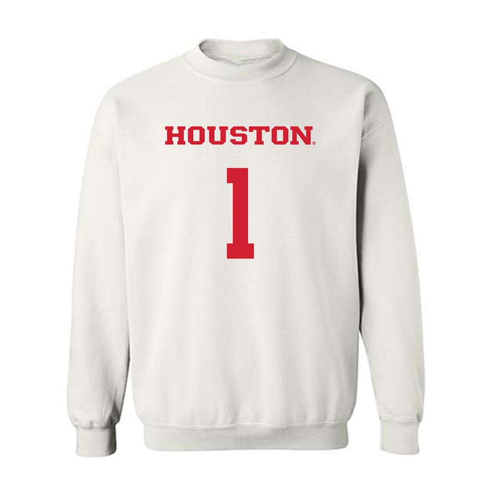 Houston - NCAA Men's Basketball : Jamal Shead - Crewneck Sweatshirt Classic Shersey