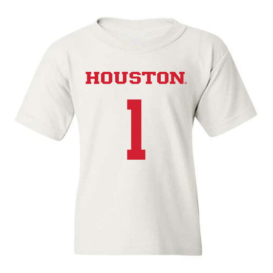 Houston - NCAA Men's Basketball : Jamal Shead - Youth T-Shirt Classic Shersey