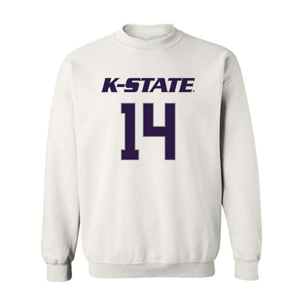 Kansas State - NCAA Women's Basketball : Rebekah Dallinger - Crewneck Sweatshirt Classic Shersey