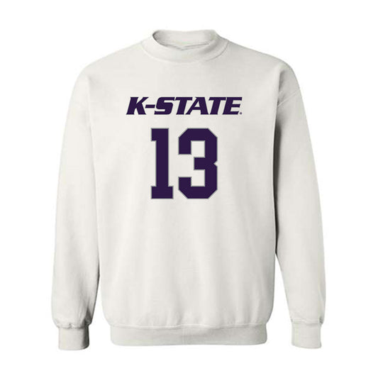 Kansas State - NCAA Men's Basketball : Will McNair Jr - Crewneck Sweatshirt Classic Shersey