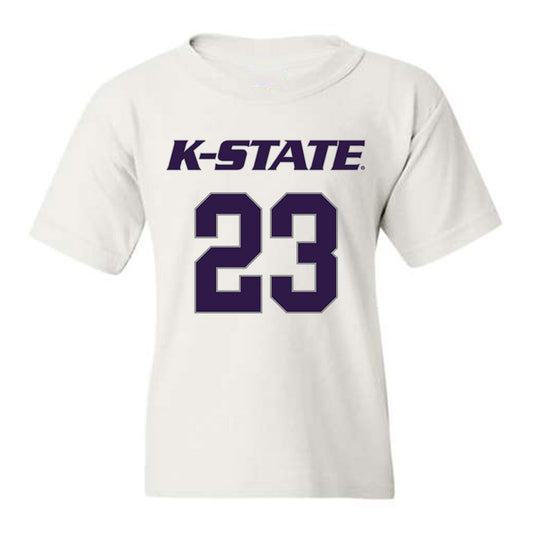 Kansas State - NCAA Men's Basketball : Macaleab Rich - Youth T-Shirt Classic Shersey