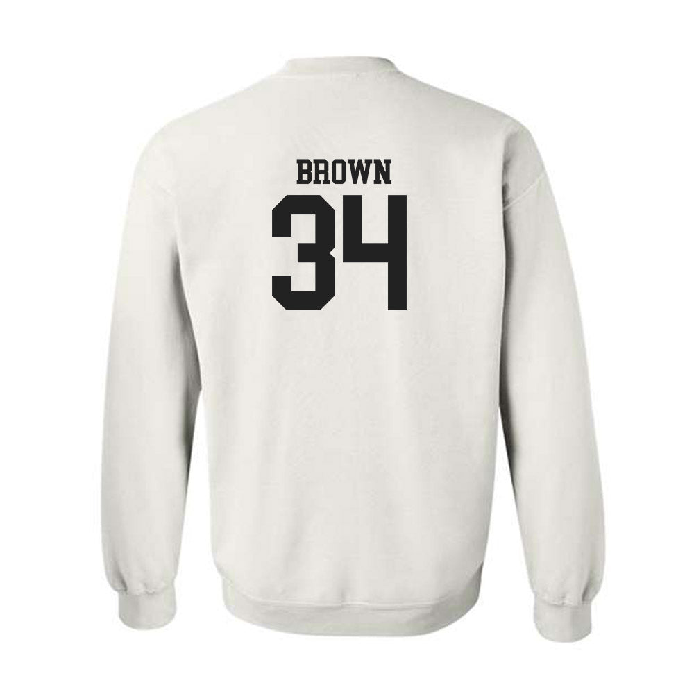 Wake Forest - NCAA Baseball : Branden Brown - Crewneck Sweatshirt Classic Shersey