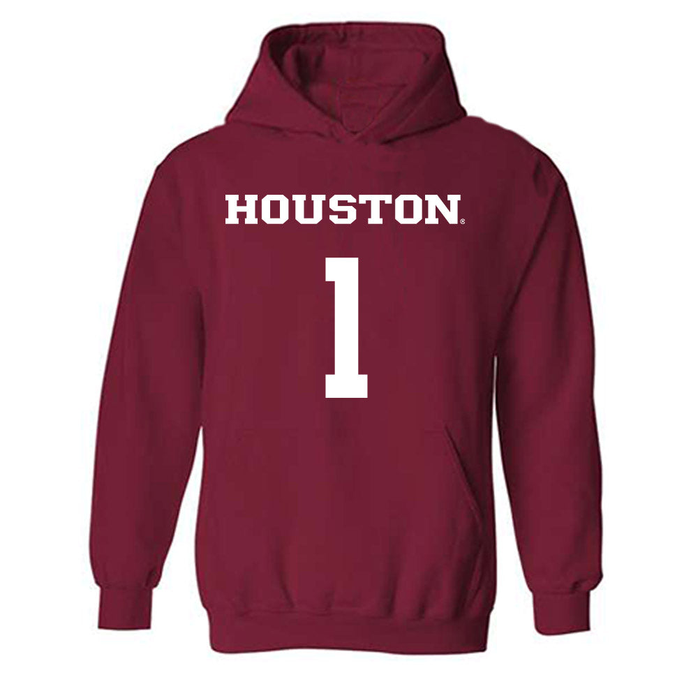 Houston - NCAA Men's Basketball : Jamal Shead - Hooded Sweatshirt Classic Shersey