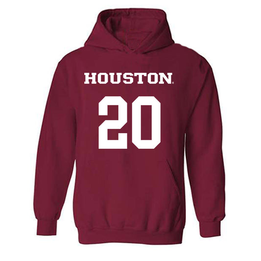Houston - NCAA Men's Basketball : Ryan Elvin - Hooded Sweatshirt Classic Shersey