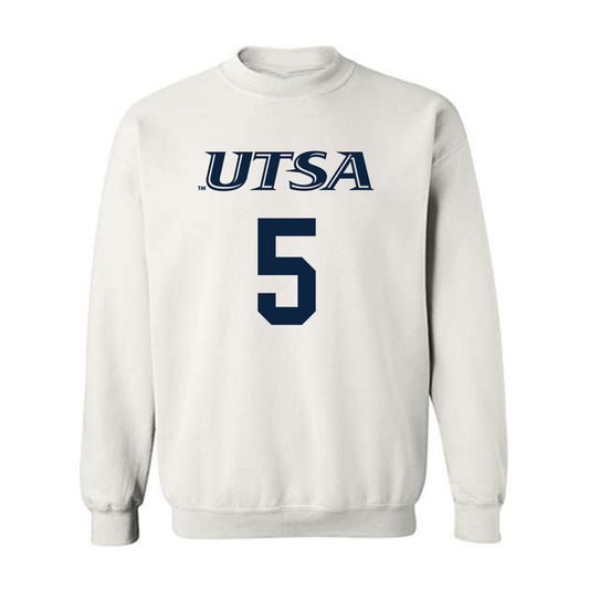 UTSA - NCAA Men's Basketball : Adante Holiman - Crewneck Sweatshirt Classic Shersey