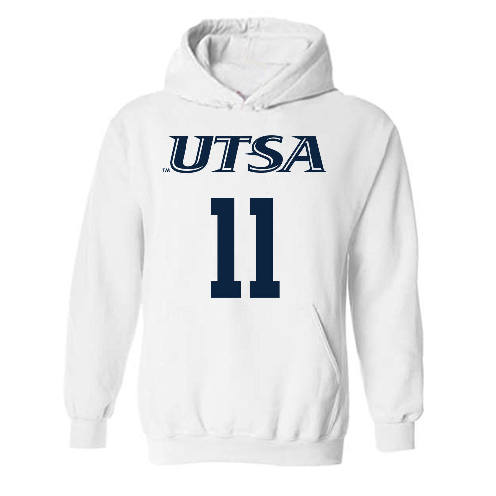 UTSA - NCAA Men's Basketball : Isaiah Wyatt - Hooded Sweatshirt Classic Shersey