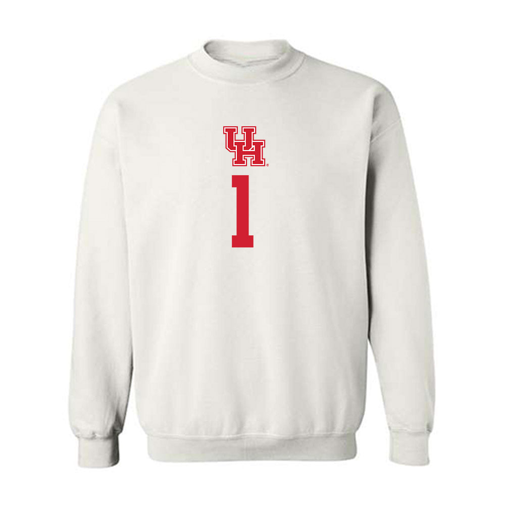 Houston - NCAA Men's Basketball : Jamal Shead - Crewneck Sweatshirt Classic Shersey