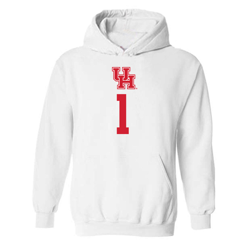 Houston - NCAA Men's Basketball : Jamal Shead - Hooded Sweatshirt Classic Shersey