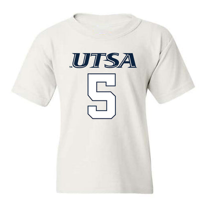 UTSA - NCAA Men's Basketball : Adante Holiman - Youth T-Shirt Classic Shersey