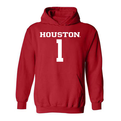 Houston - NCAA Men's Basketball : Jamal Shead - Hooded Sweatshirt Classic Shersey