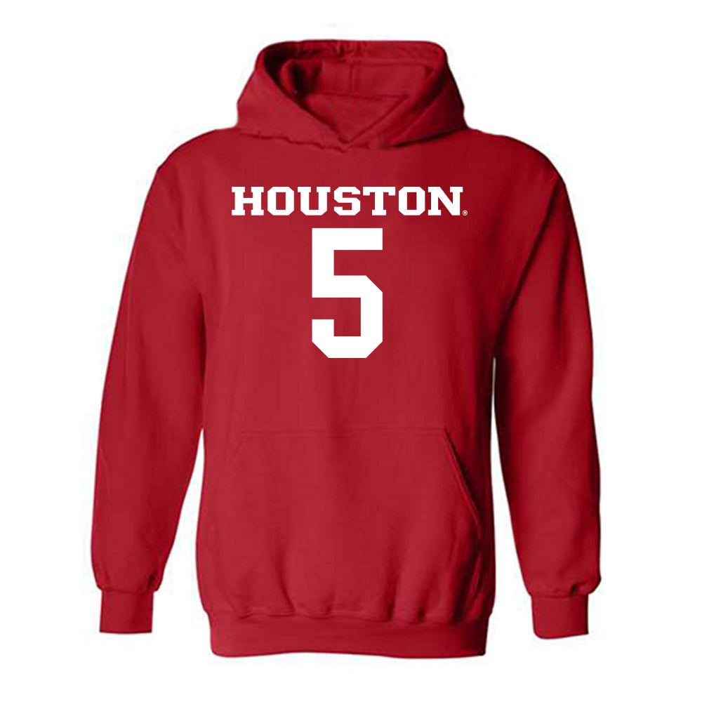 Houston - NCAA Men's Basketball : Ja'Vier Francis - Hooded Sweatshirt Classic Shersey