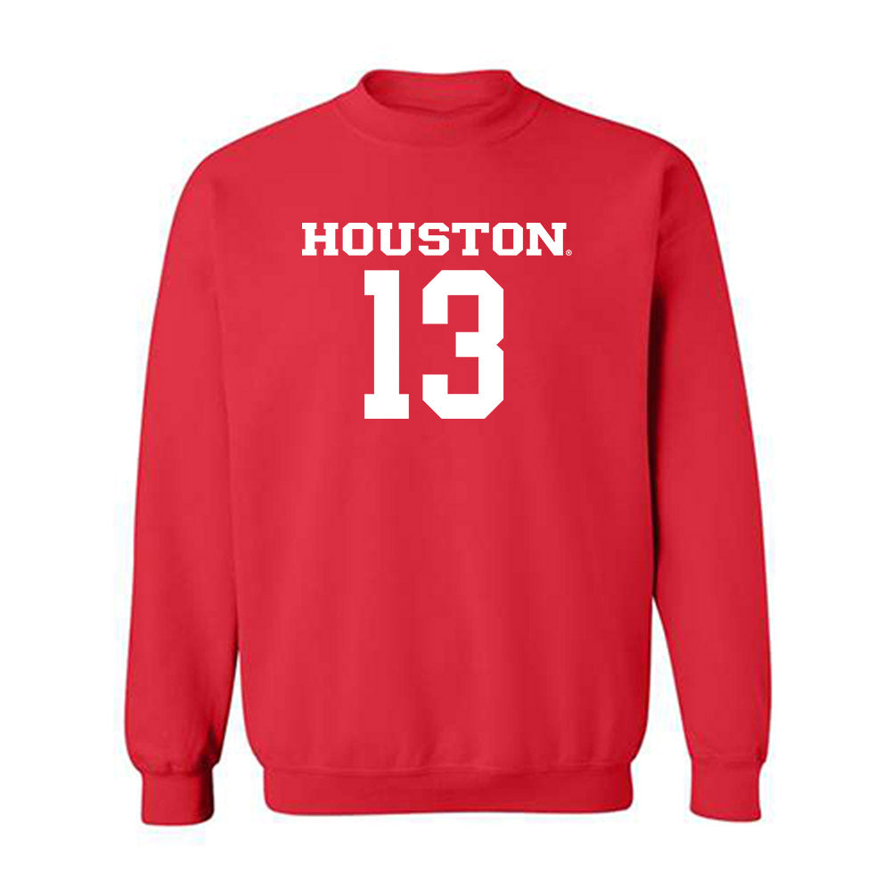 Houston - NCAA Men's Basketball : J'Wan Roberts - Crewneck Sweatshirt Classic Shersey