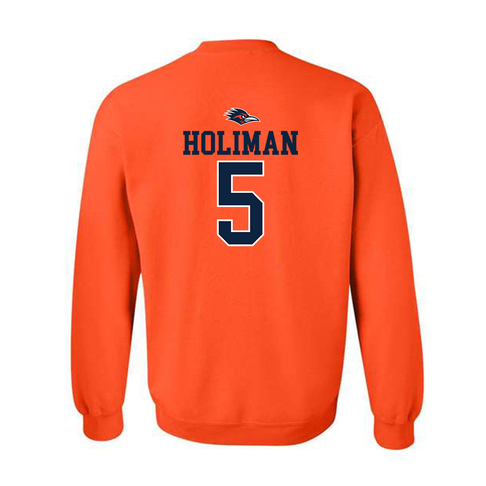 UTSA - NCAA Men's Basketball : Adante Holiman - Crewneck Sweatshirt Sports Shersey